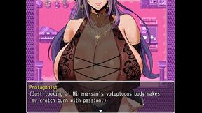 Mirena'_s Manor [Hentai game PornPlay ] Ep.3 rough doggystyle fuck and french kissing