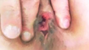 Anal caress of a mature man