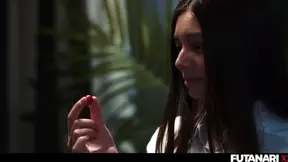 Excited Girls Undergo Sexy Transgender Shift & Give Each Other Hot Creampies