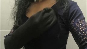 India Crossdresser Having Fun