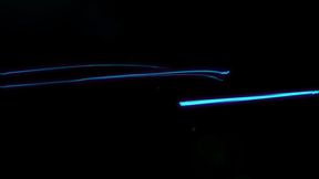 Sabina with her bare soles exposed and flexed