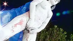 Public Statue Comes Alive – Wild Uncensored Blowjob & Anal Ride