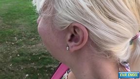 eva engel: truck driver fucks me bareback on a parking lot