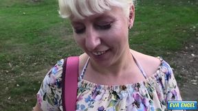 eva engel: truck driver fucks me bareback on a parking lot