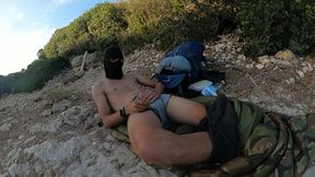 Hiker cums in Cala Petita bay (Mallorca) - nearly caught ????
