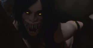 Mileena Used as a Breeding Fucktoy by a Lizard