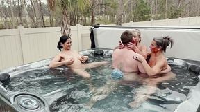 🍑💦 jr cruz’s hot tub buffet – all you can eat wet & wild! (part 1) 🔥
