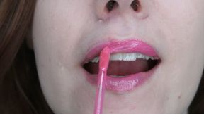 Pretty Pink Lip Gloss and an Even Prettier Pink Uvula WMV