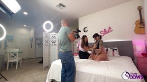 SluttyBBWs - Suzanne Films Her Husband With Hot BBW Angel Summer