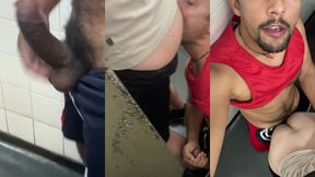 sexo com vendedor da loja de sapatos no banheiro do shopping