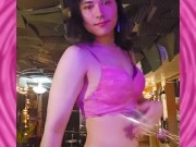 Sexy Asian Trap & Pink Spiral Captions 💞