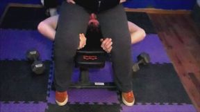 BBW Facesitting Smother Amateur Mixed Wrestling