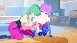 [Darkstalkers]Morrigan and Lilith(3d Anime)