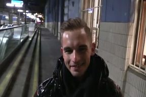 athletic gay lad Working Out At The Gym
