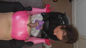 Delilah got to meet the Mr Hankey Handy Man XXXL
