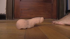 HEEL SMUSH - Dildo stomping, Foot Fetish, Dildo crush - MP4