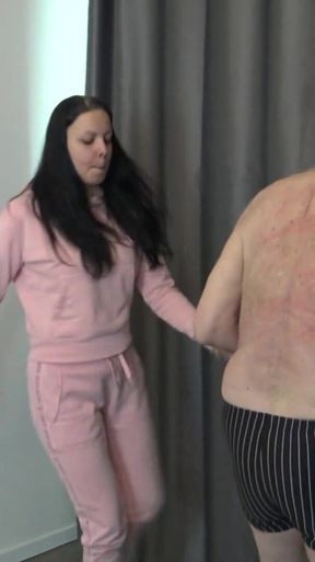 Old Patient Kicked by Home Help