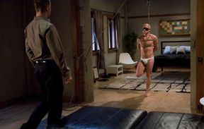 Guys with perfect bodies just fool around S&M style