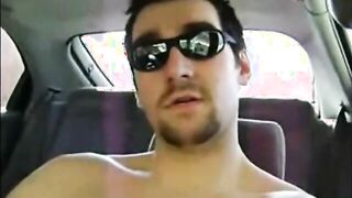 Horny Verbal Dude Jerks Off & Cums in Car