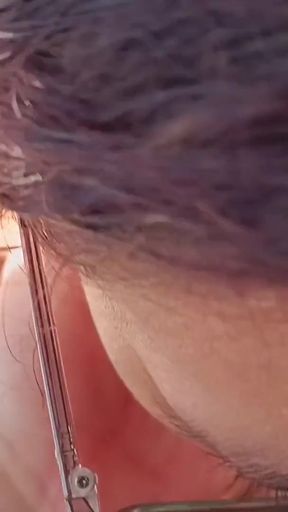 Almost caught anal fucking at the beach   Clip 1