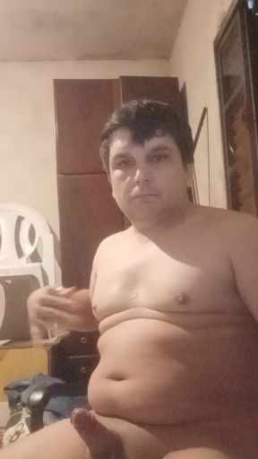 All the Cum Spread on My Tits