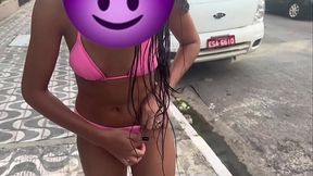 Estava na Praia e fui no apartamento de um estranho transar