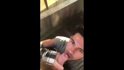 Cute cock sucker and cum eater