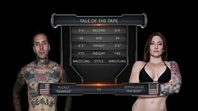 sophia locke vs ruckus mixed wrestling