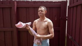 roxie sinner gives the pool guy a chance