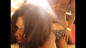 big ass nigerian lady getting fucked doggy and cumming hard on the dick