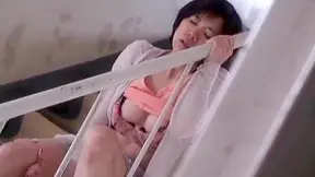 Japanese MILF's Steamy Balcony Masturbation Leads to an Explosive Public Orgasm