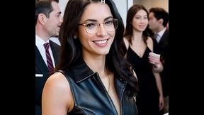 Bored Business Bitch - Part 2 - AI Illustrated Leather Porn Dream