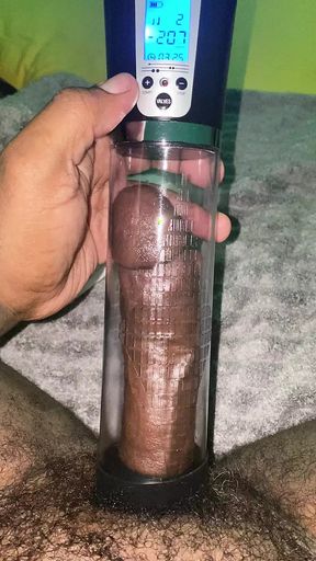 Pumping my cock up