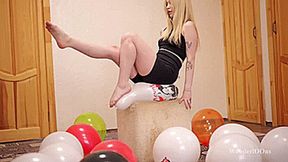 New girl sit pop all anime balloons