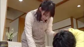 Asian Nerd Secret Desires Fulfilled by Seductive Stepmom and Friends