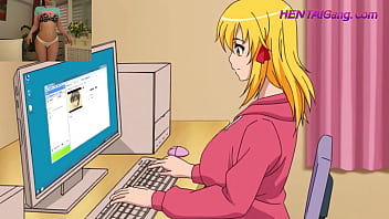 Cybersexual Relationship - Childhood Friends Who Live Next Door Have Sex Chat on a Nightly Basis ▸ HENTAI ENG DUBBED (UNCENSORED)