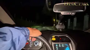 Wife Fucks Uber Driver and Makes Him Run 2 Times in Her Car While It's Raining