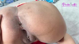 Beautiful Indian Hot Pinki Chachi got Big Cumshot on Face by her Bhatija.