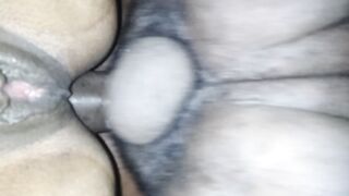 Beautiful black & ebony babe gets her ass stretched wide open by a hung dude