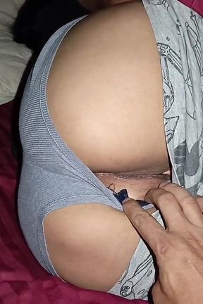 Fucking My Stepdaughter I Couldn't Stand the Temptation and I Came Inside Her Pussy