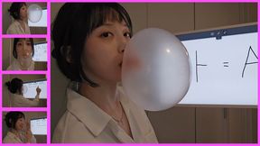 Blowing Bubblegum Bubbles: Professor Edition