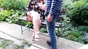 Creampie on my MILF mother-in-law's bare feet