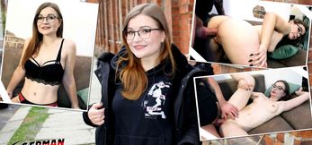 GERMAN SCOUT - Tiny Emily Porn Casting