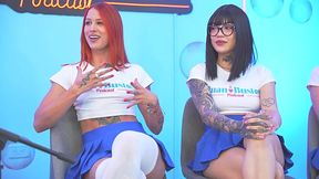 pophouse: multi-orgasmic orgy of hungry teen girls eating pussy