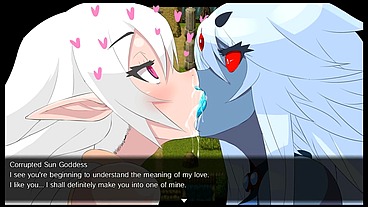 Gehenna [ FUTANARI HENTAI Game ] Ep.2 elf futa transformation turned her bick erected clit into a giant cock !