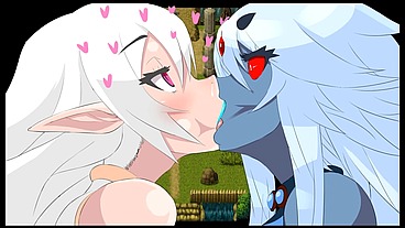 Gehenna [ FUTANARI HENTAI Game ] Ep.2 elf futa transformation turned her bick erected clit into a giant cock !