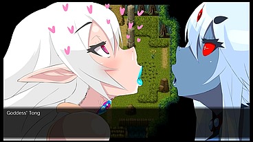 Gehenna [ FUTANARI HENTAI Game ] Ep.2 elf futa transformation turned her bick erected clit into a giant cock !