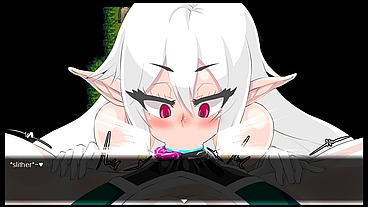 Gehenna [ FUTANARI HENTAI Game ] Ep.2 elf futa transformation turned her bick erected clit into a giant cock !