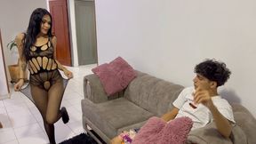 My Little Stepsister Asks Me for Help with Her Underwear and I End up Taking Away That Yummy Panty That I Love