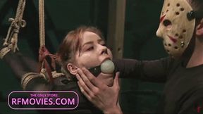 Krelly - First bondage experience and suspension hogtie for a girl next door (FULL HD MP4)